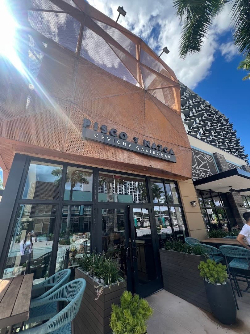 Pisco y Nazca Ceviche Gastrobar exterior in Doral