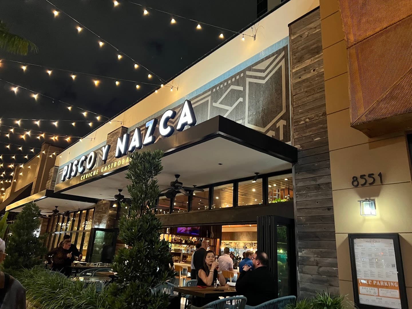 Pisco y Nazca Ceviche Gastrobar exterior in Doral