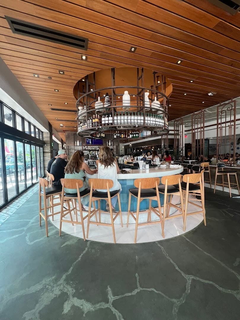Interior view of Pisco y Nazca Ceviche Gastrobar in Doral