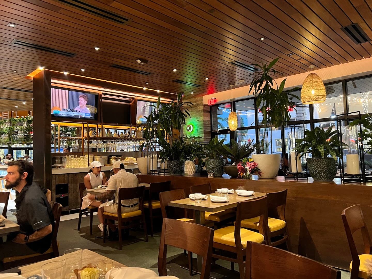Interior view of Pisco y Nazca Ceviche Gastrobar in Doral