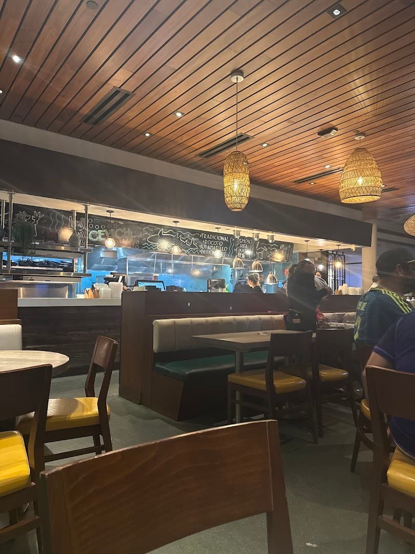 Interior view of Pisco y Nazca Ceviche Gastrobar in Doral