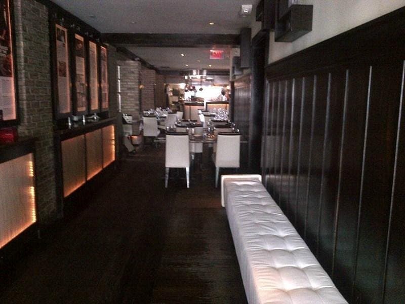 Interior view of Prime 112 Restaurant in Miami Beach