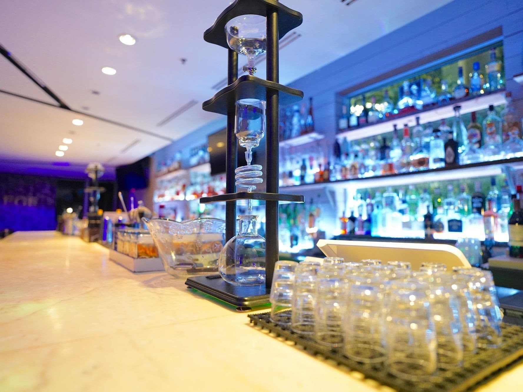 Privilege Cocktail Lounge bar scene in Miami Beach