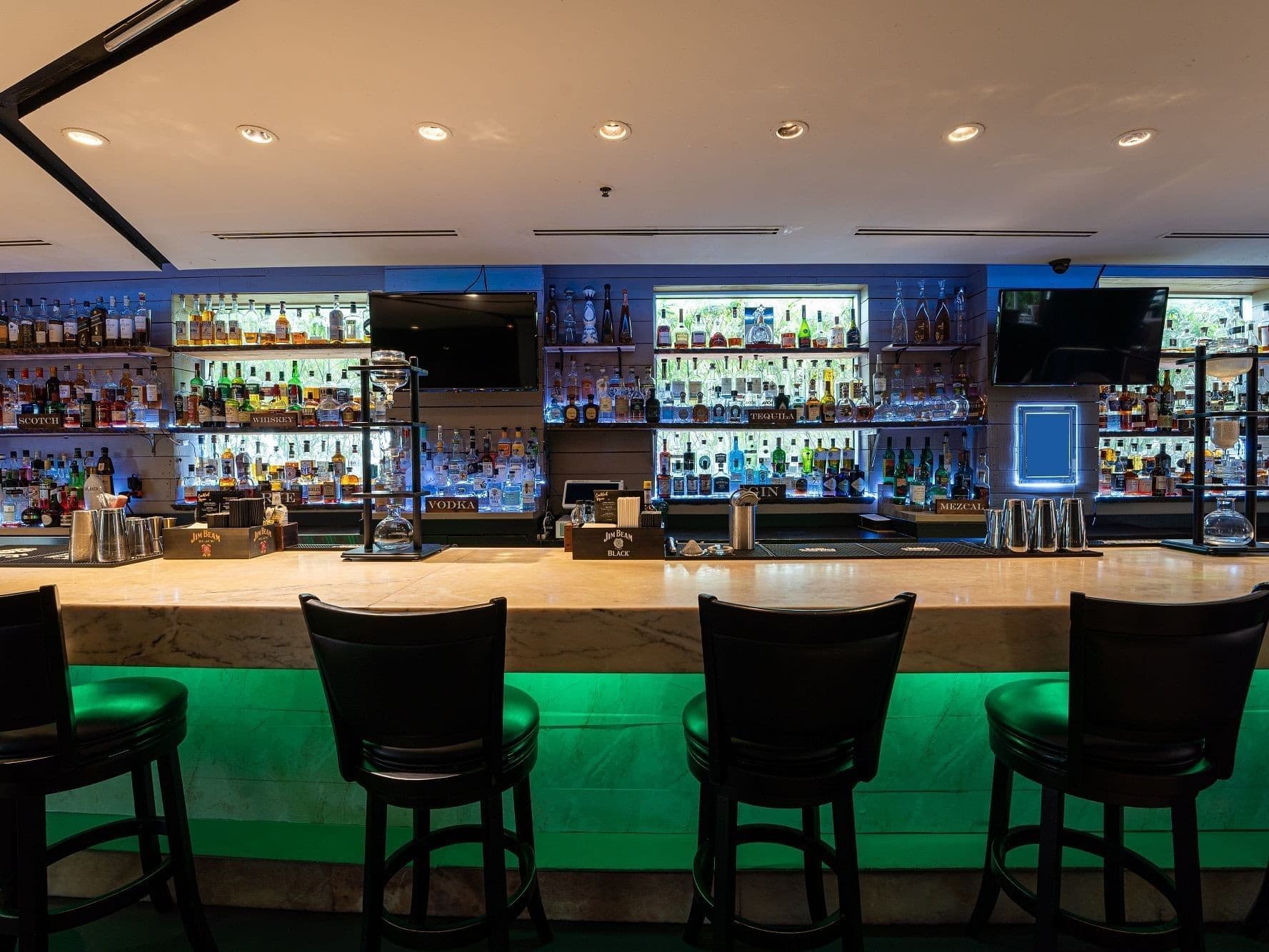 Privilege Cocktail Lounge bar scene in Miami Beach