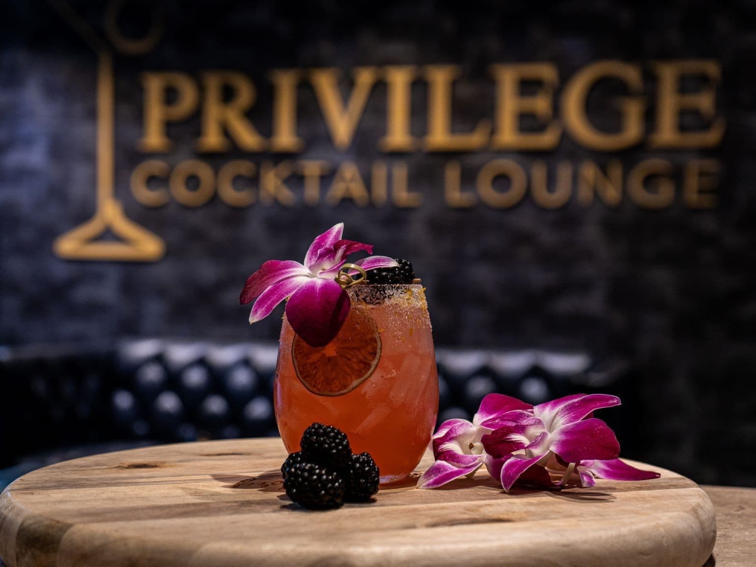Cocktail at Privilege Cocktail Lounge in Miami Beach