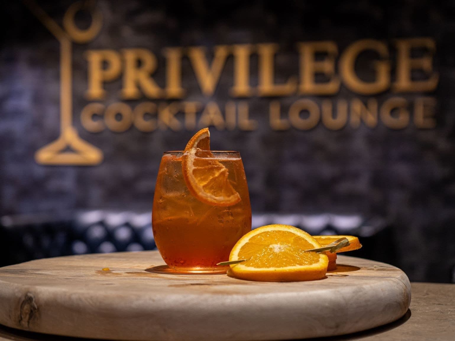 Cocktail at Privilege Cocktail Lounge in Miami Beach
