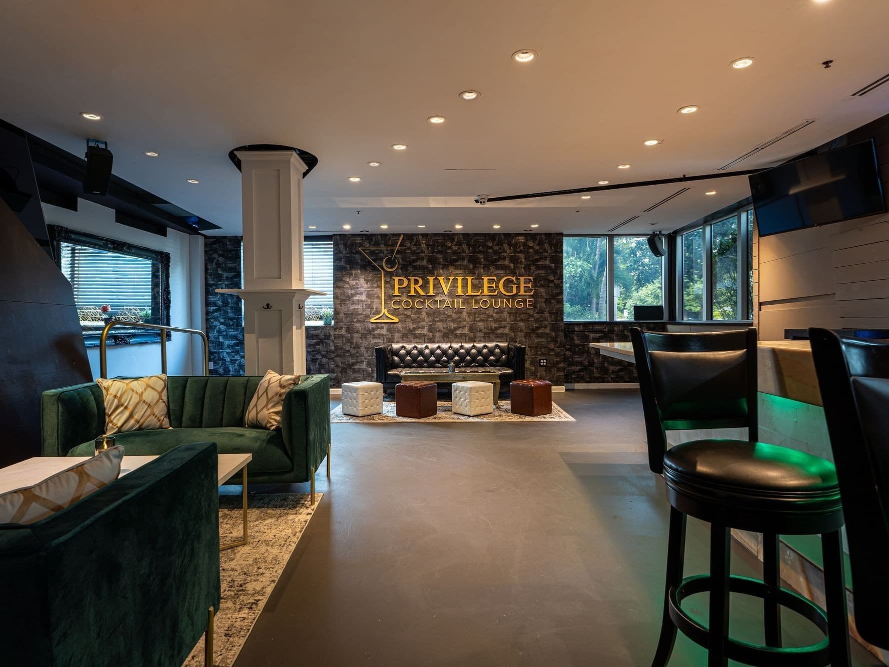 Privilege Cocktail Lounge interior in Miami Beach