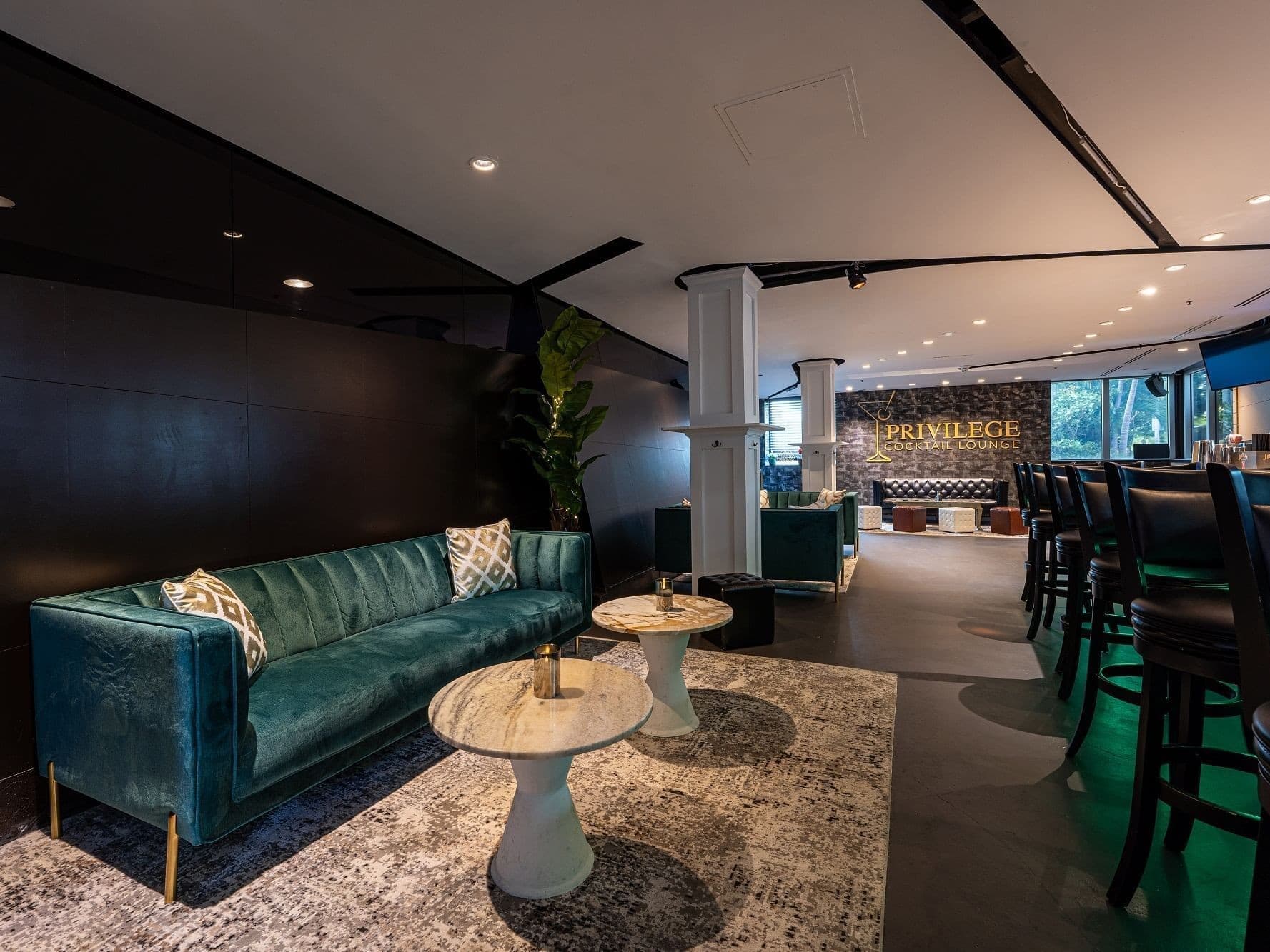Privilege Cocktail Lounge interior in Miami Beach