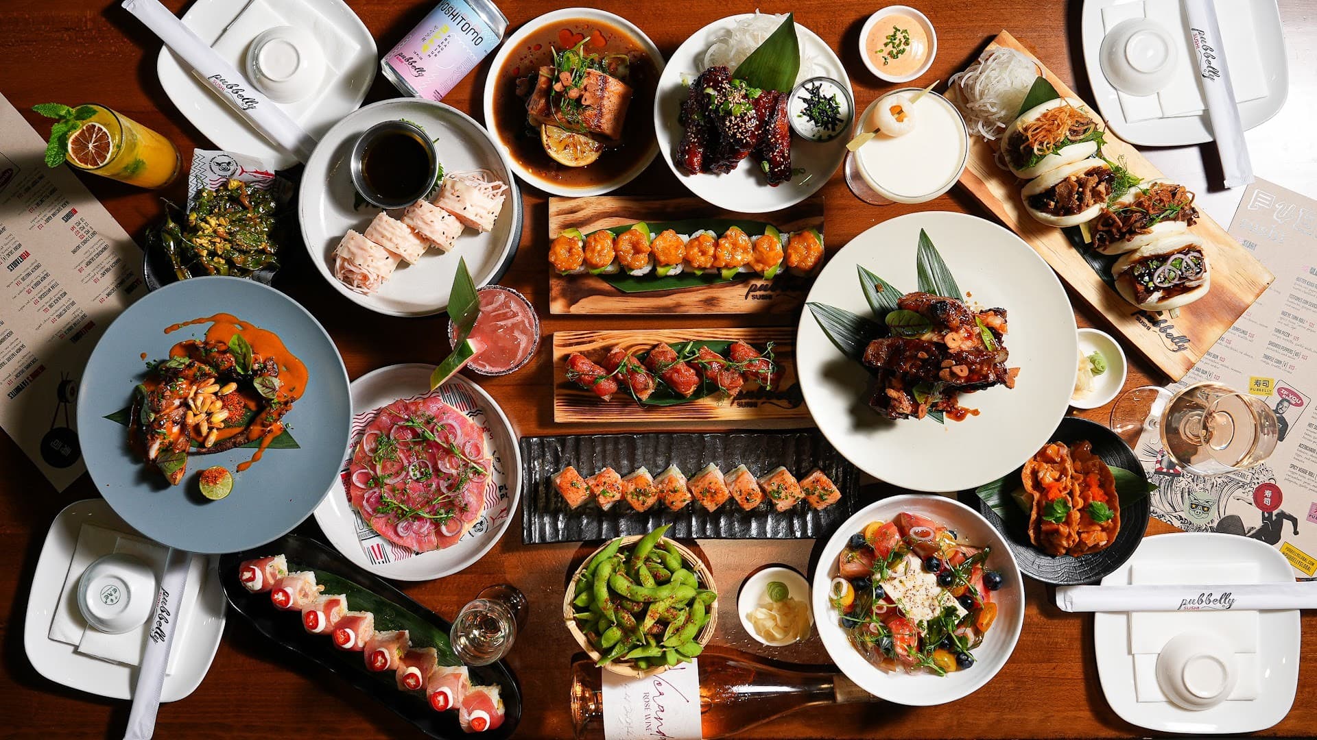 Delicious dishes at Pubbelly Sushi in Miami
