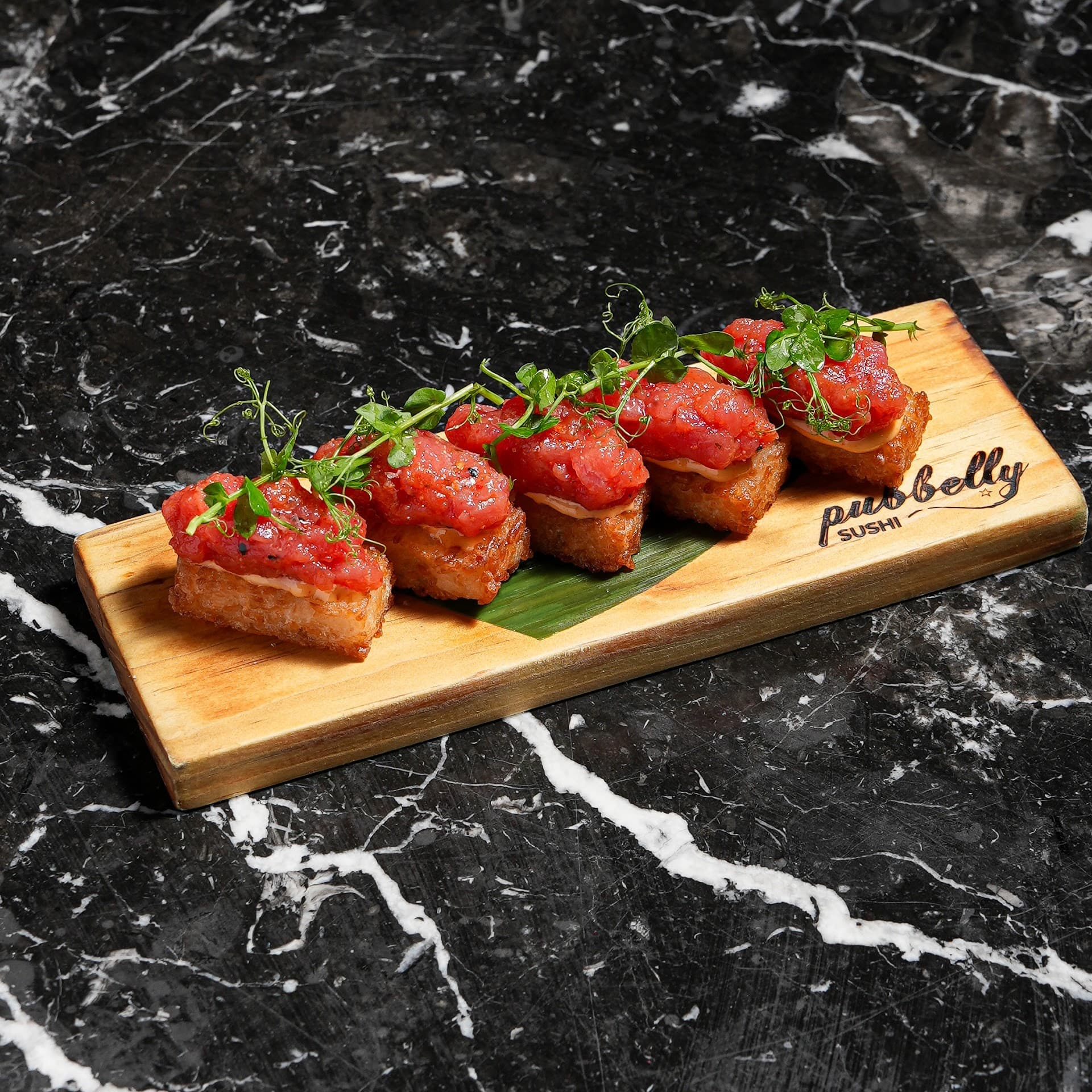 Sushi dish from Pubbelly Sushi in Miami