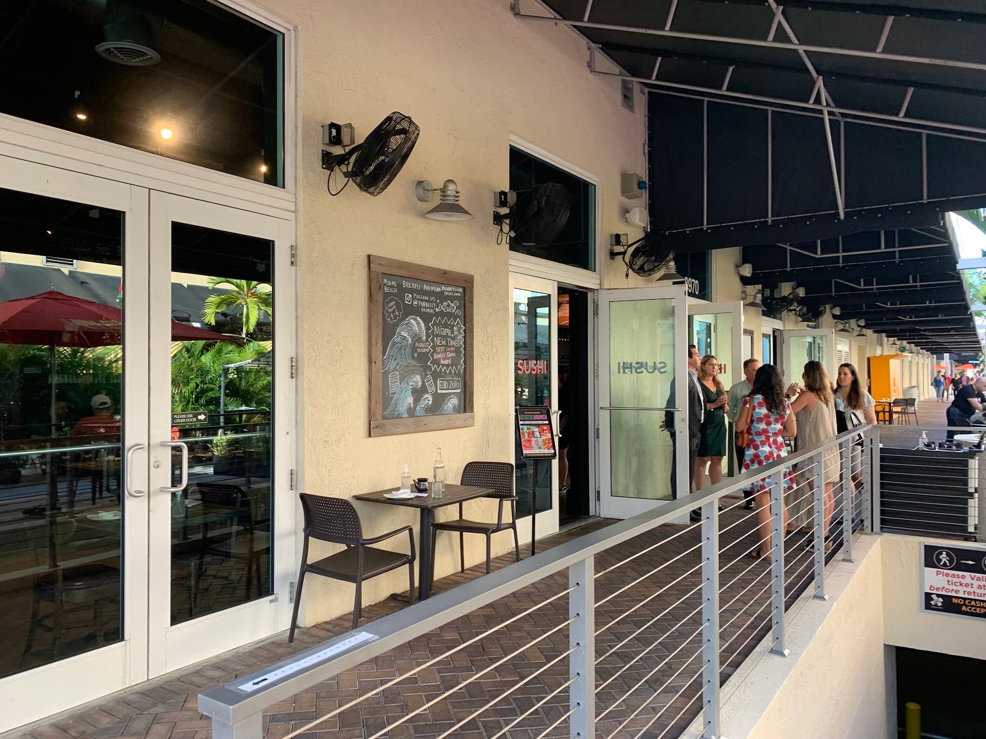 Pubbelly Sushi restaurant exterior in Miami