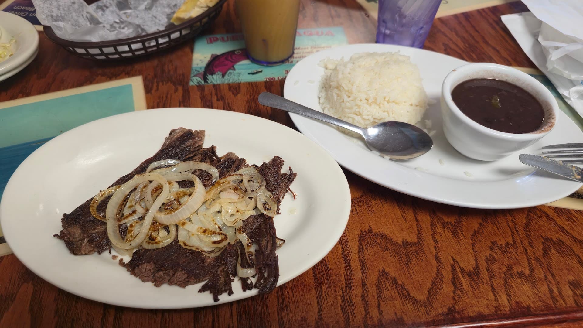 Delicious dish from Puerto Sagua Restaurant in Miami Beach