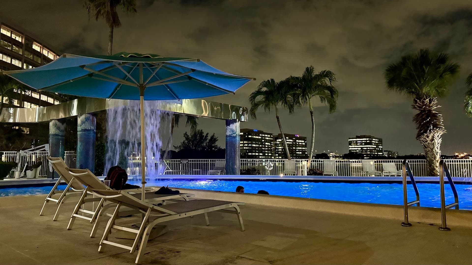 Pool area at Pullman Miami Airport hotel in Miami