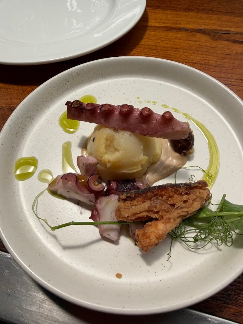 Octopus dish at Quinto Miami restaurant