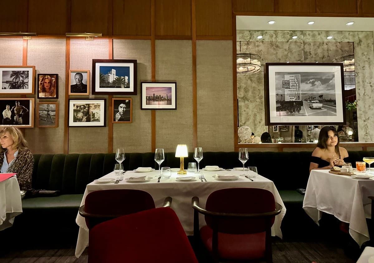 Rao's Miami Beach interior dining scene