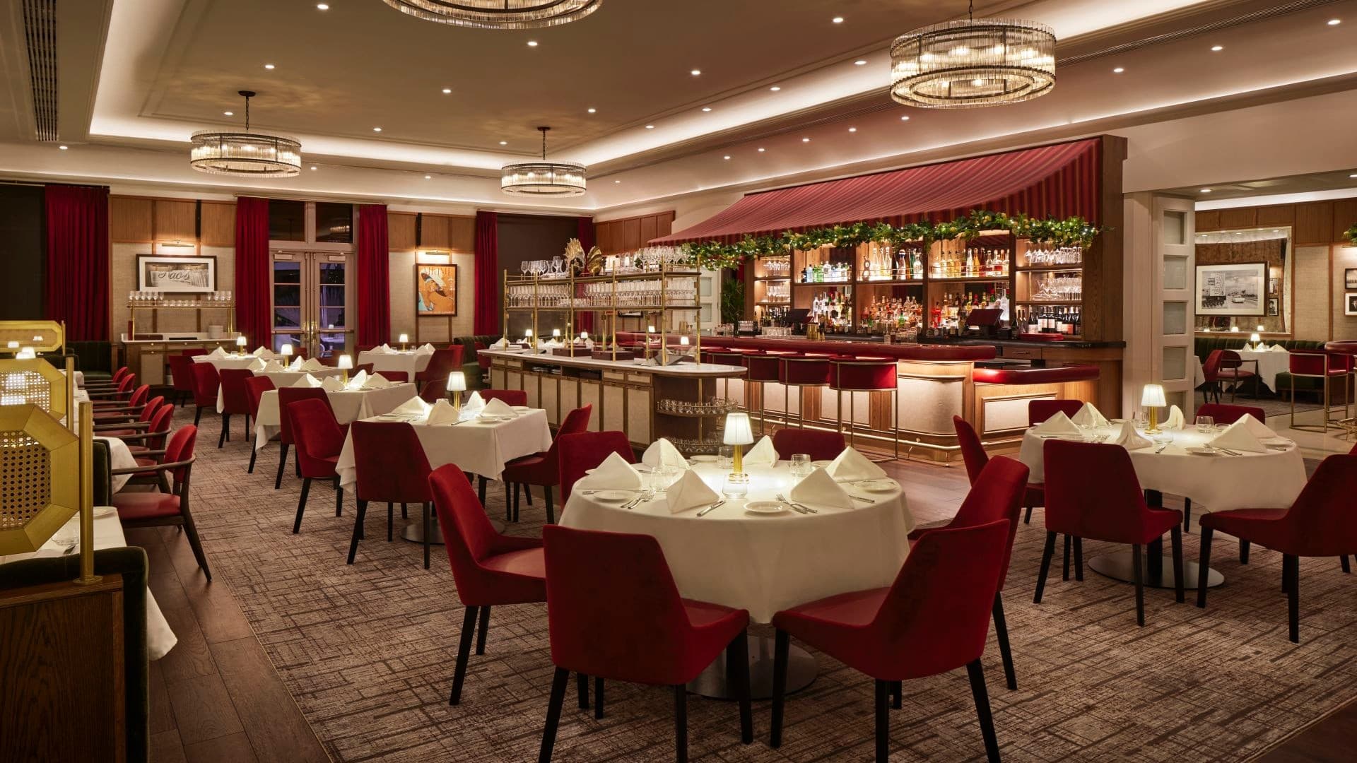 Elegant dining room at Rao's Miami Beach