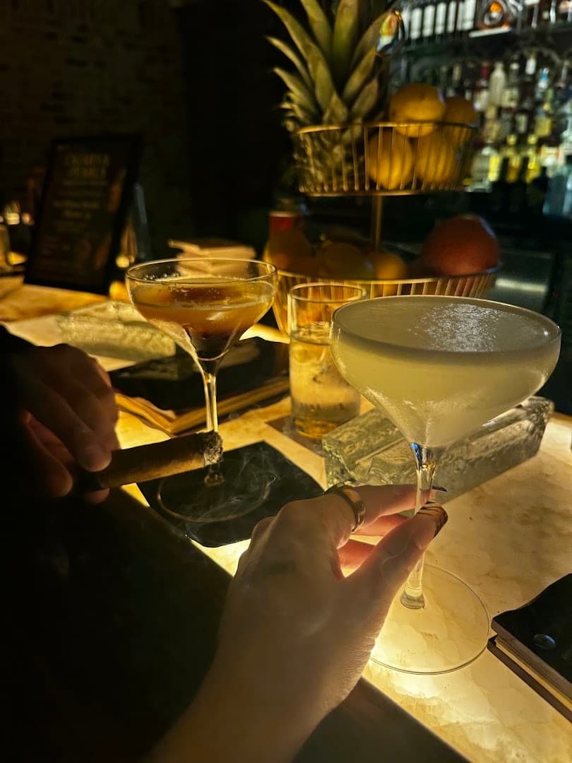 Cocktails at Red Phone Booth in Miami
