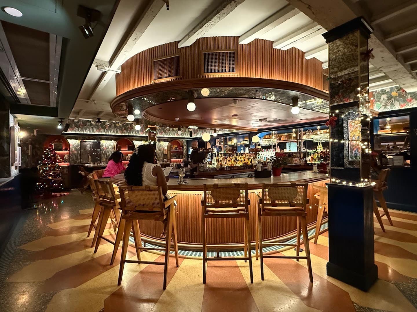 Bar area at Red Rooster Overtown in Miami