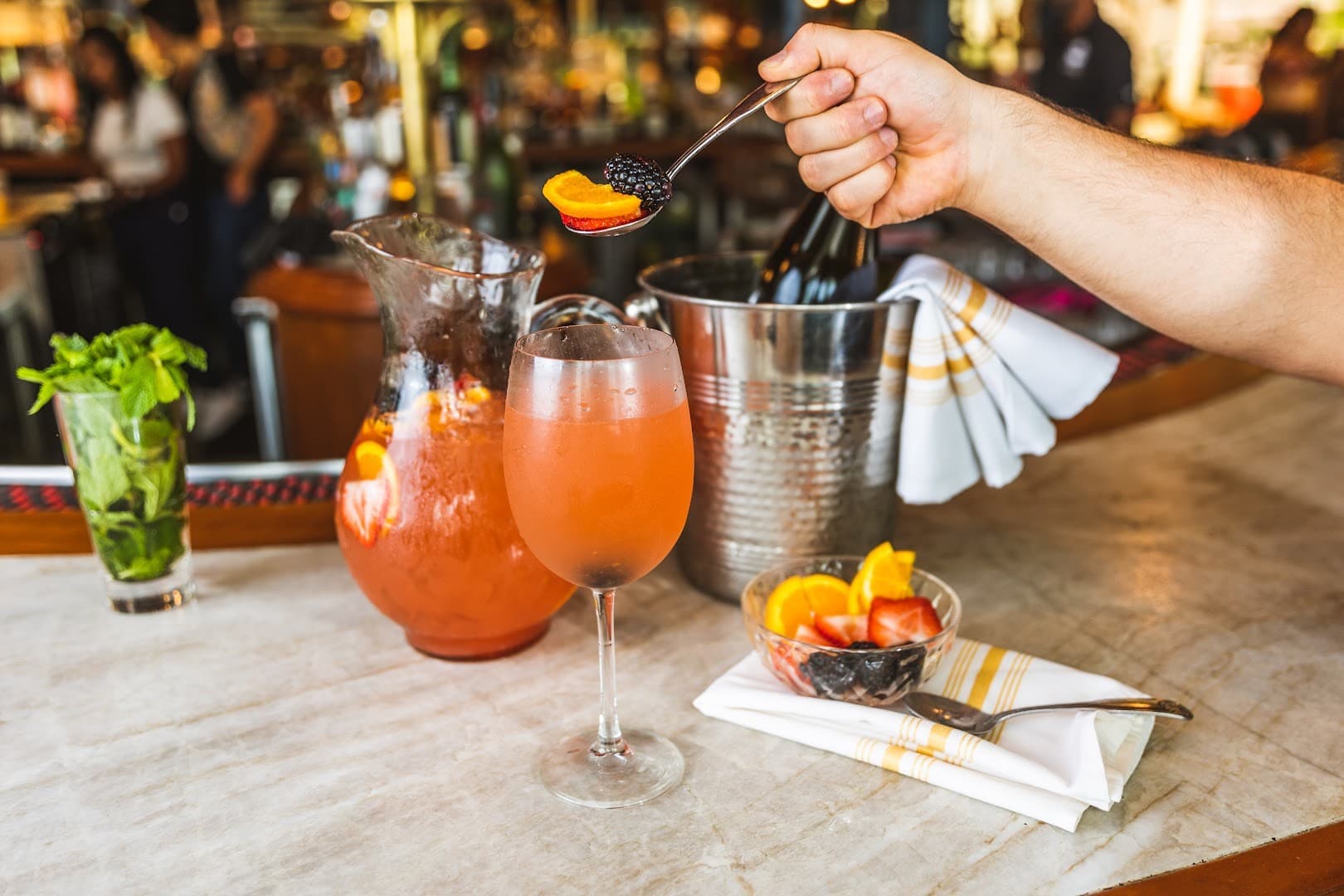 Cocktail at Red Rooster Overtown in Miami