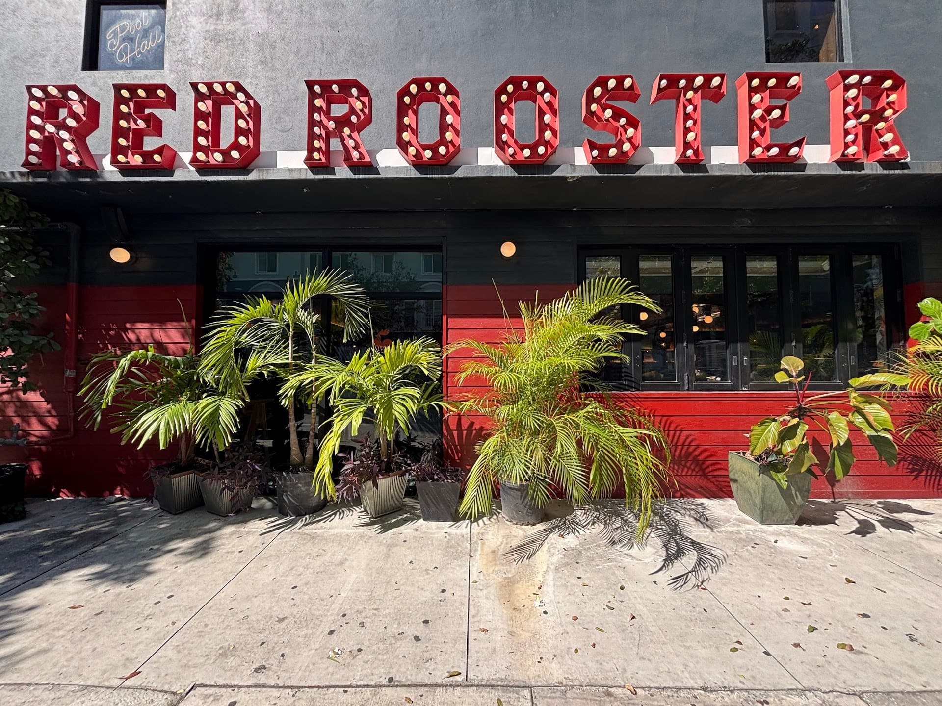 Exterior view of Red Rooster Overtown restaurant in Miami