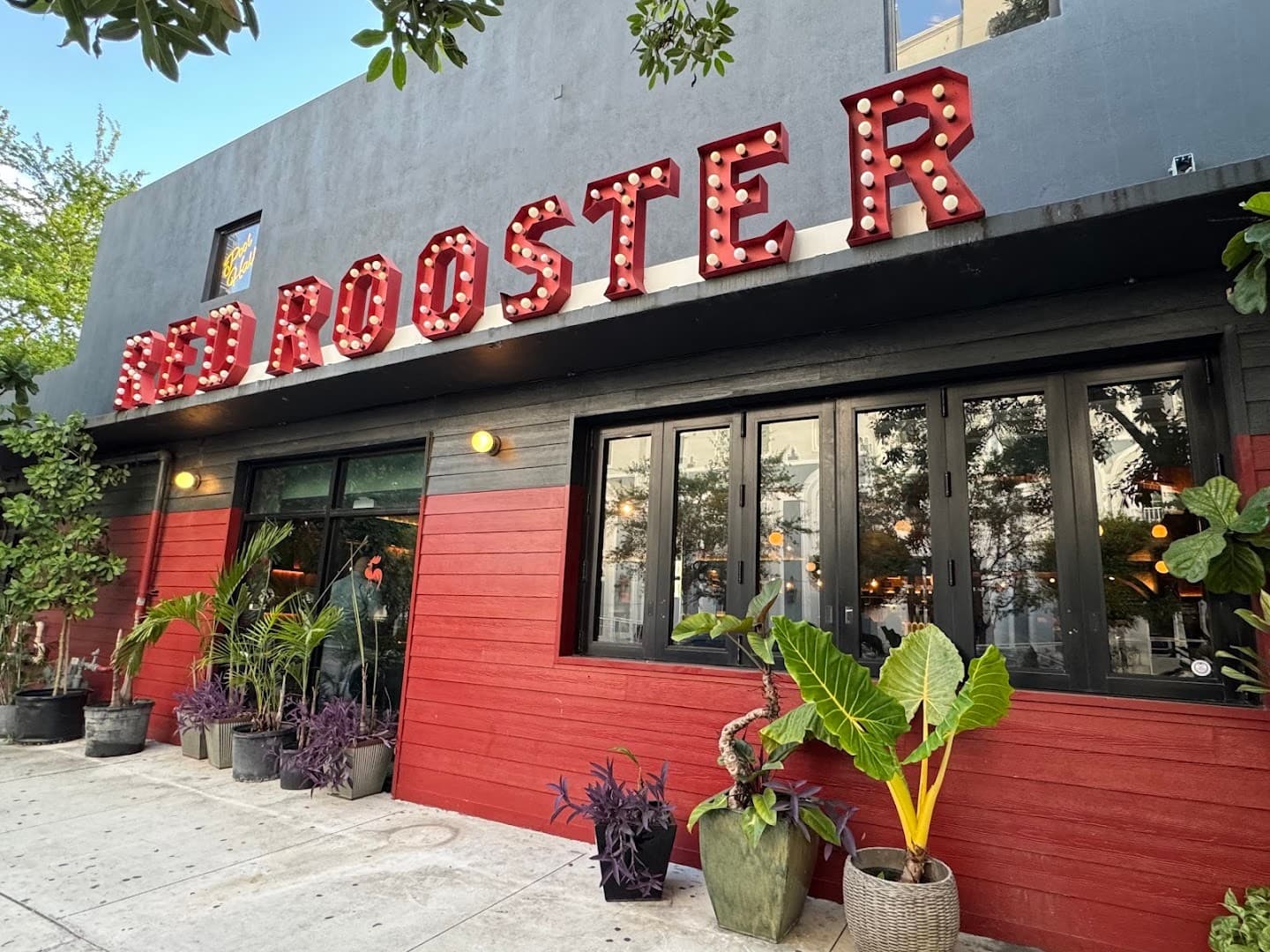 Red Rooster Overtown restaurant exterior in Miami