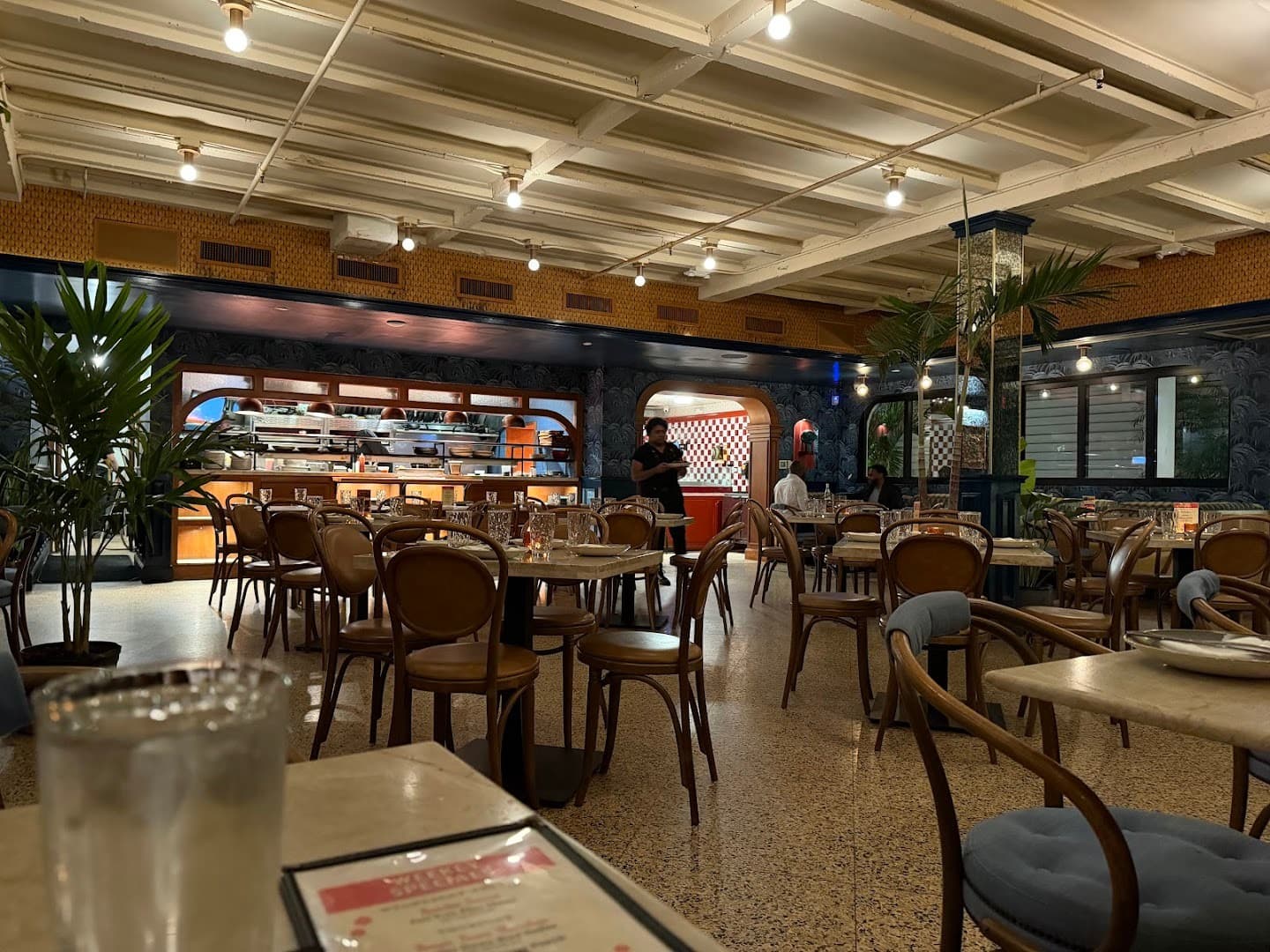 Interior of Red Rooster Overtown restaurant in Miami