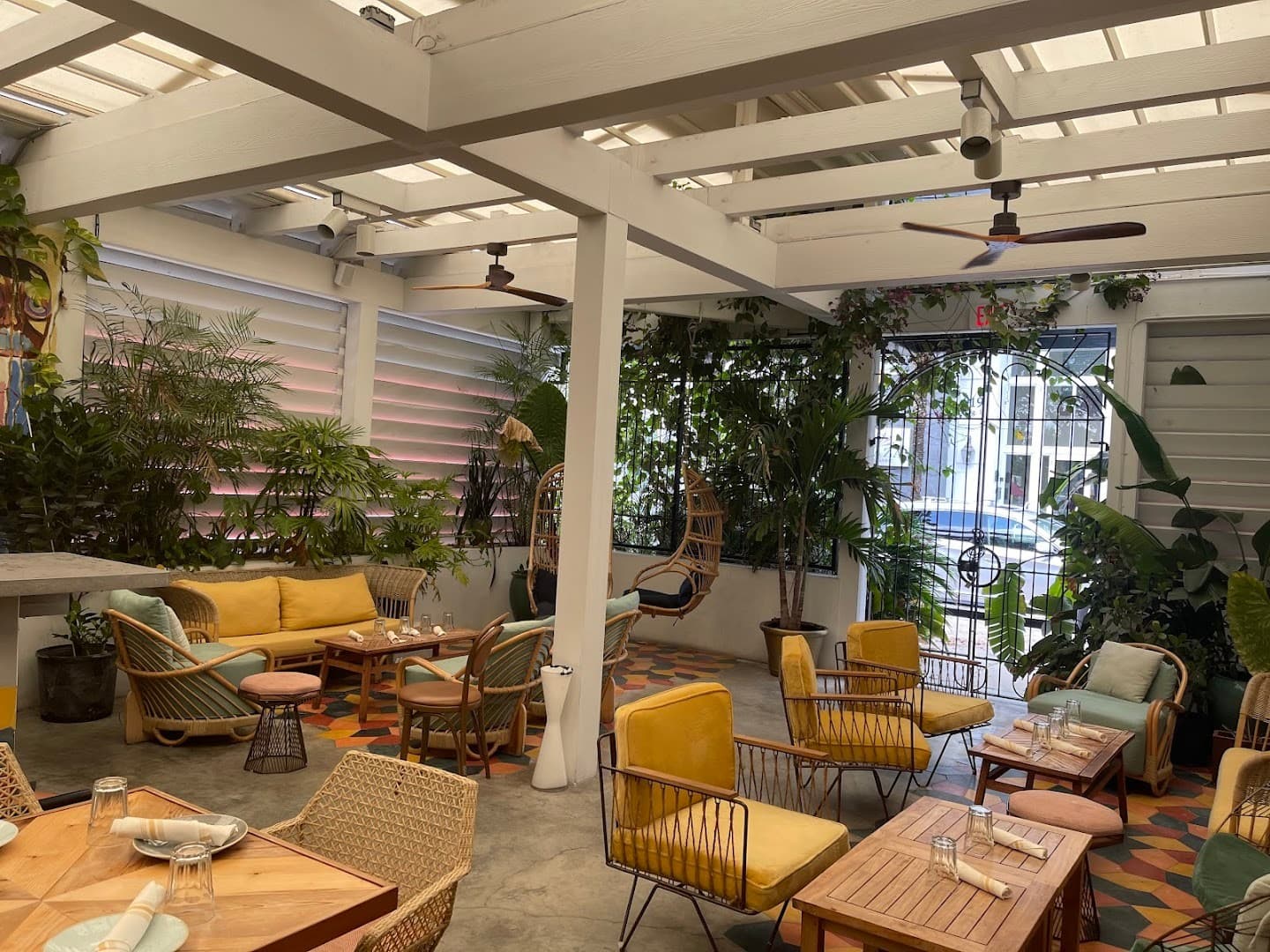 Interior of Red Rooster Overtown restaurant in Miami