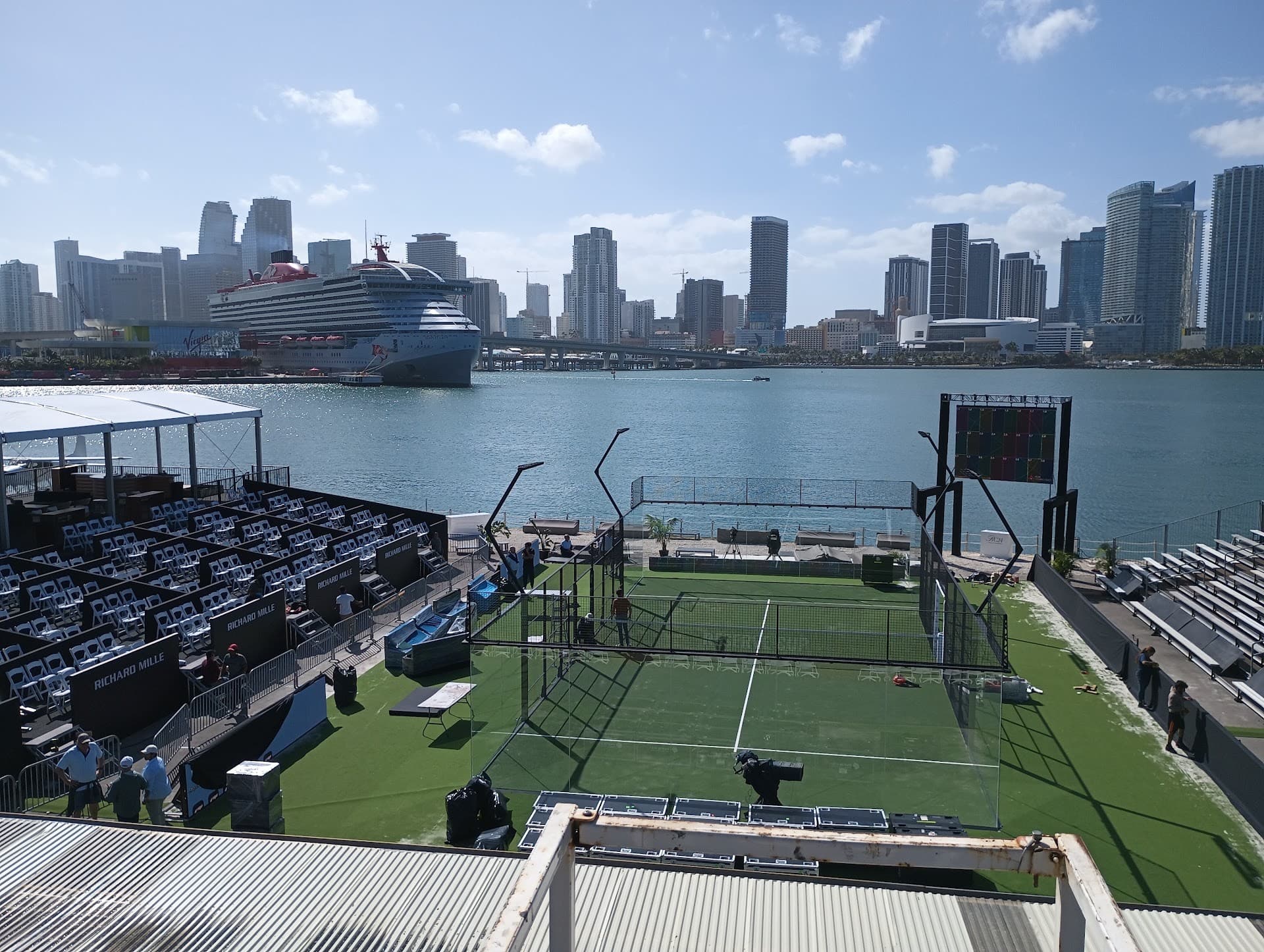 Reserve Padel venue at 1000 MacArthur Cswy, Miami