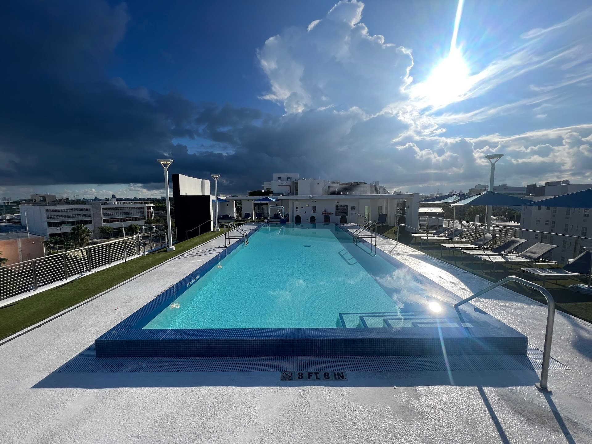 Pool at Residence Inn by Marriott Miami Beach South Beach