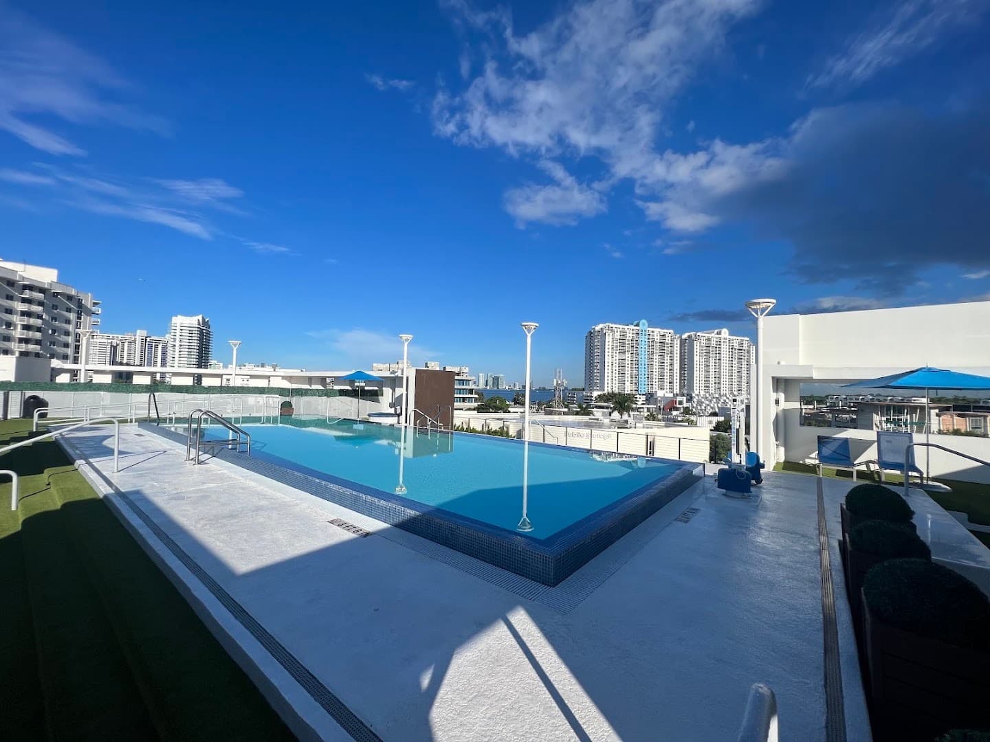 Pool area at Residence Inn by Marriott Miami Beach