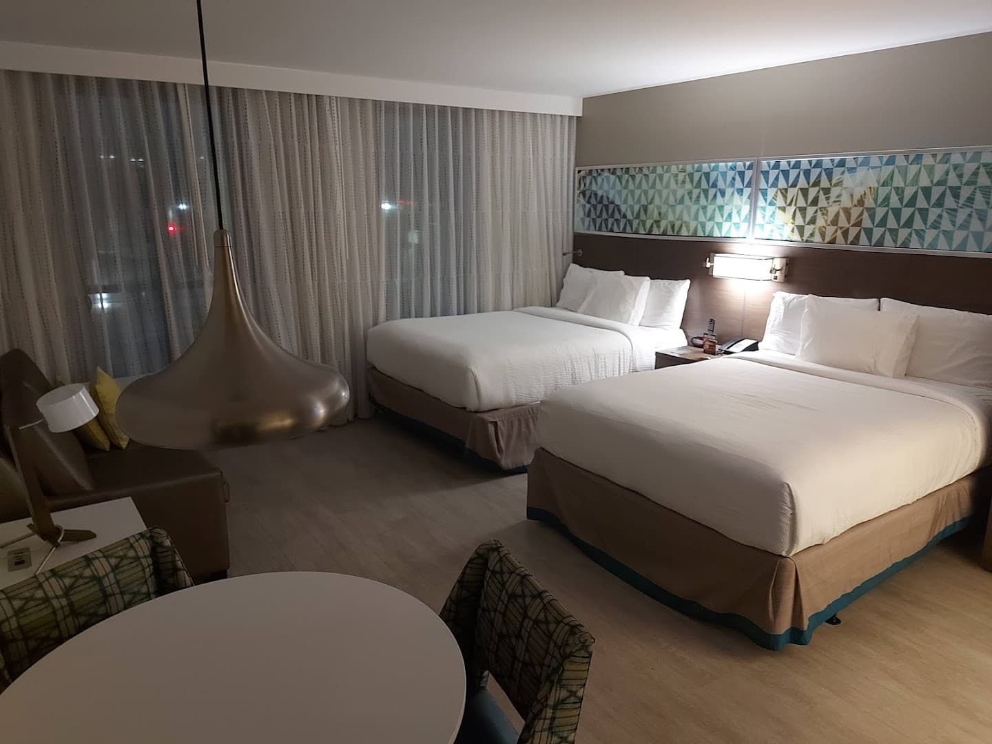 Modern guest room at Residence Inn by Marriott Miami Beach