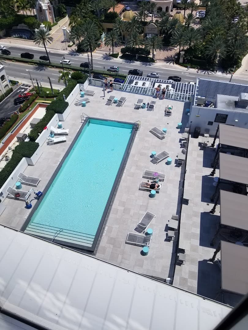 Pool area at Residence Inn by Marriott Miami Sunny Isles Beach