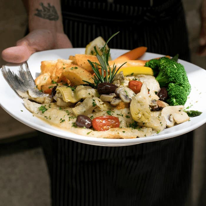 Delicious seafood dish at Ristorante Fratelli Milano in Miami