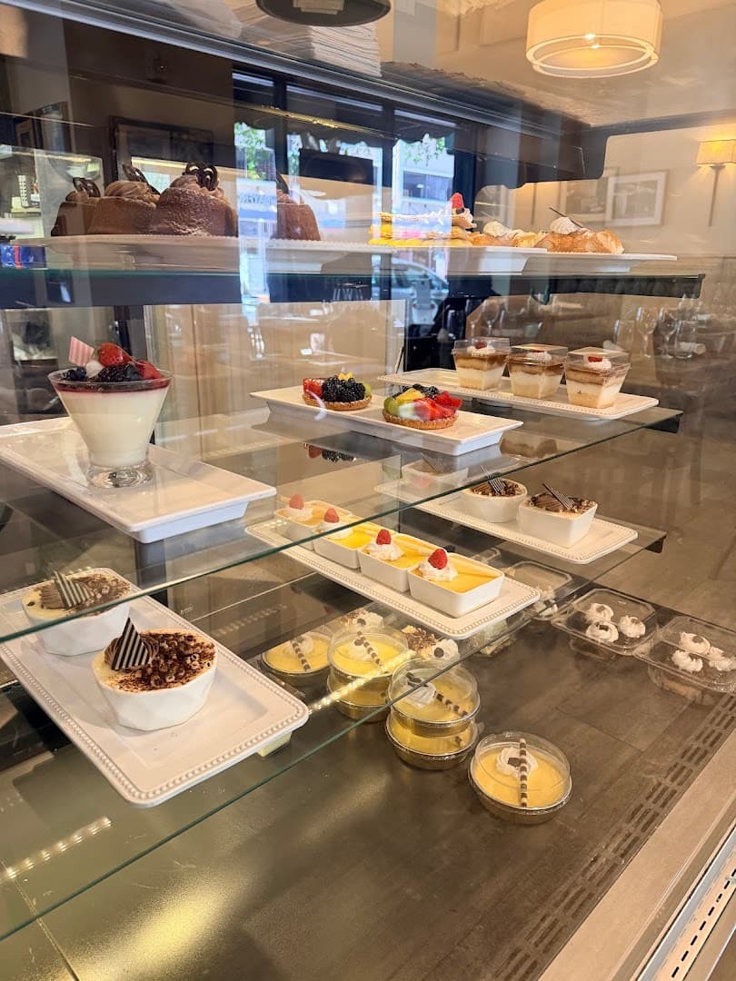 Dessert display at Ristorante Fratelli Milano in Miami