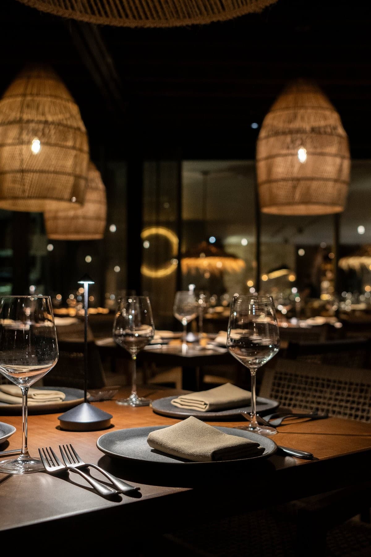 Elegant dining room at RosaNegra Miami