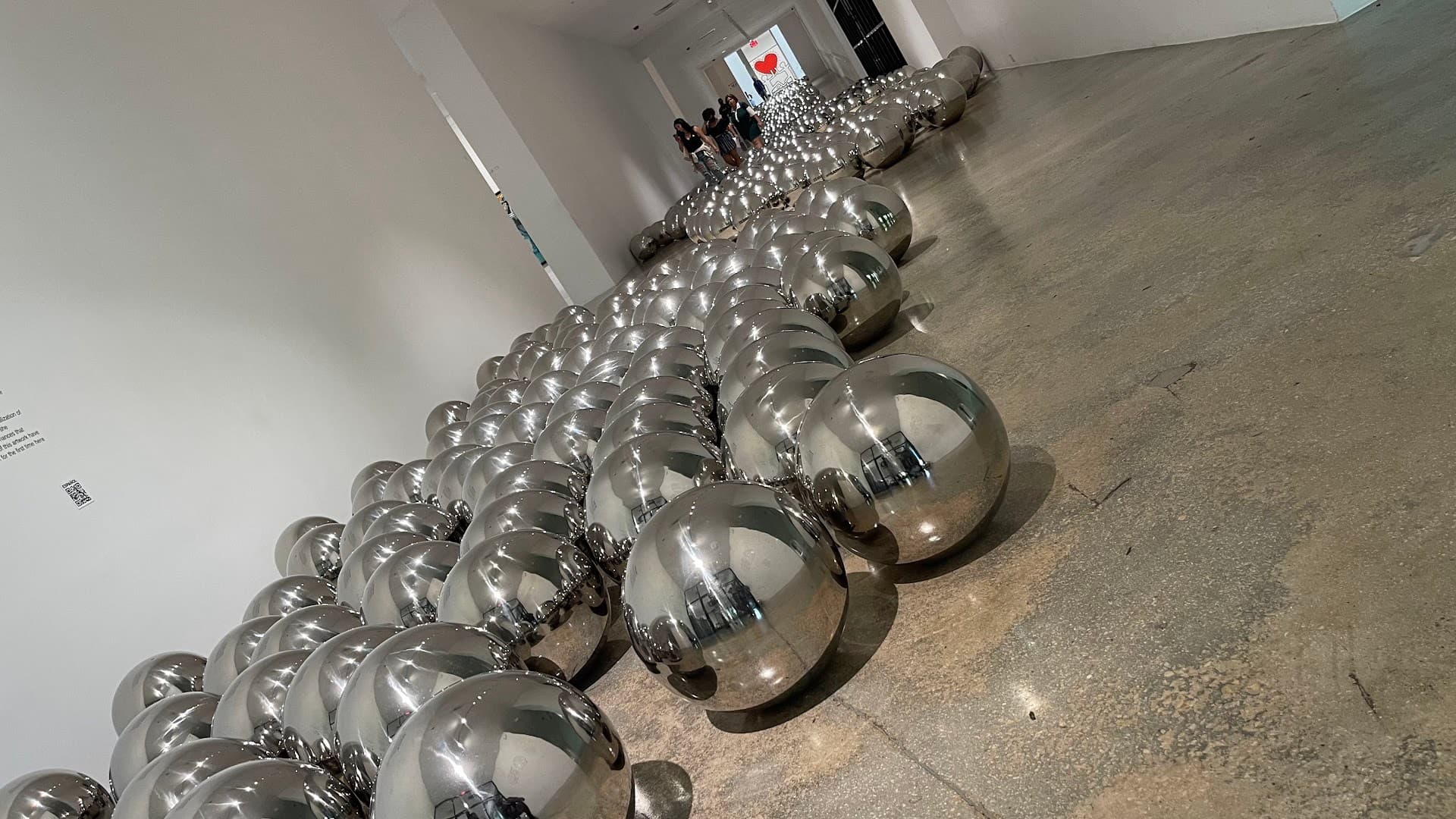 Reflective installation at Rubell Museum in Miami
