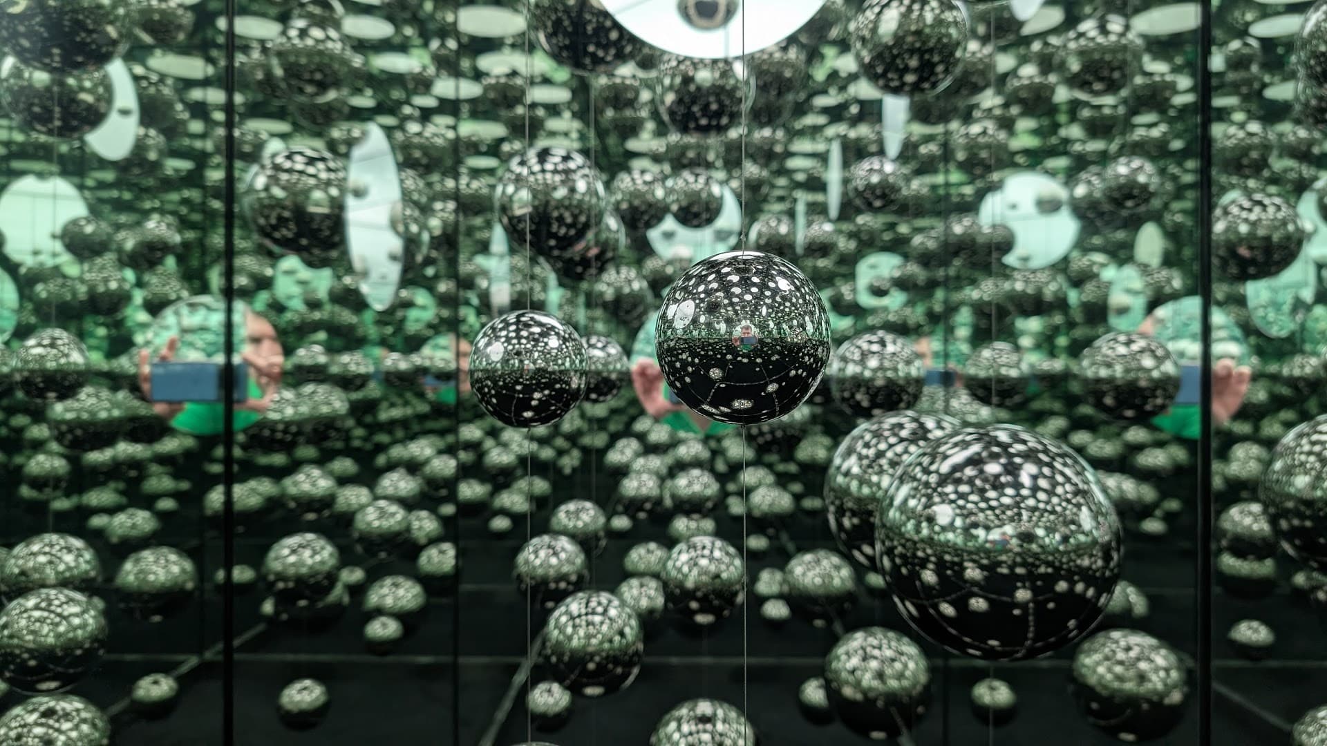 Reflective installation at Rubell Museum in Miami