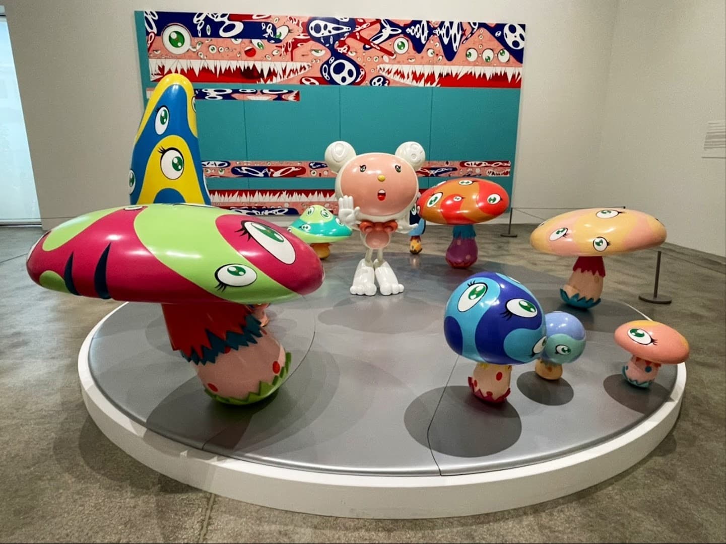 Colorful installation at Rubell Museum in Miami