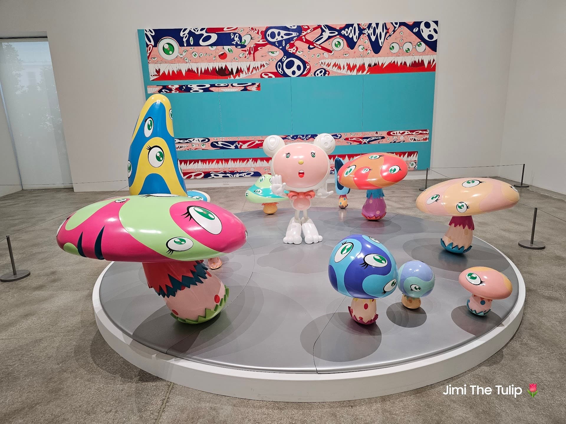 Artwork display at Rubell Museum in Miami