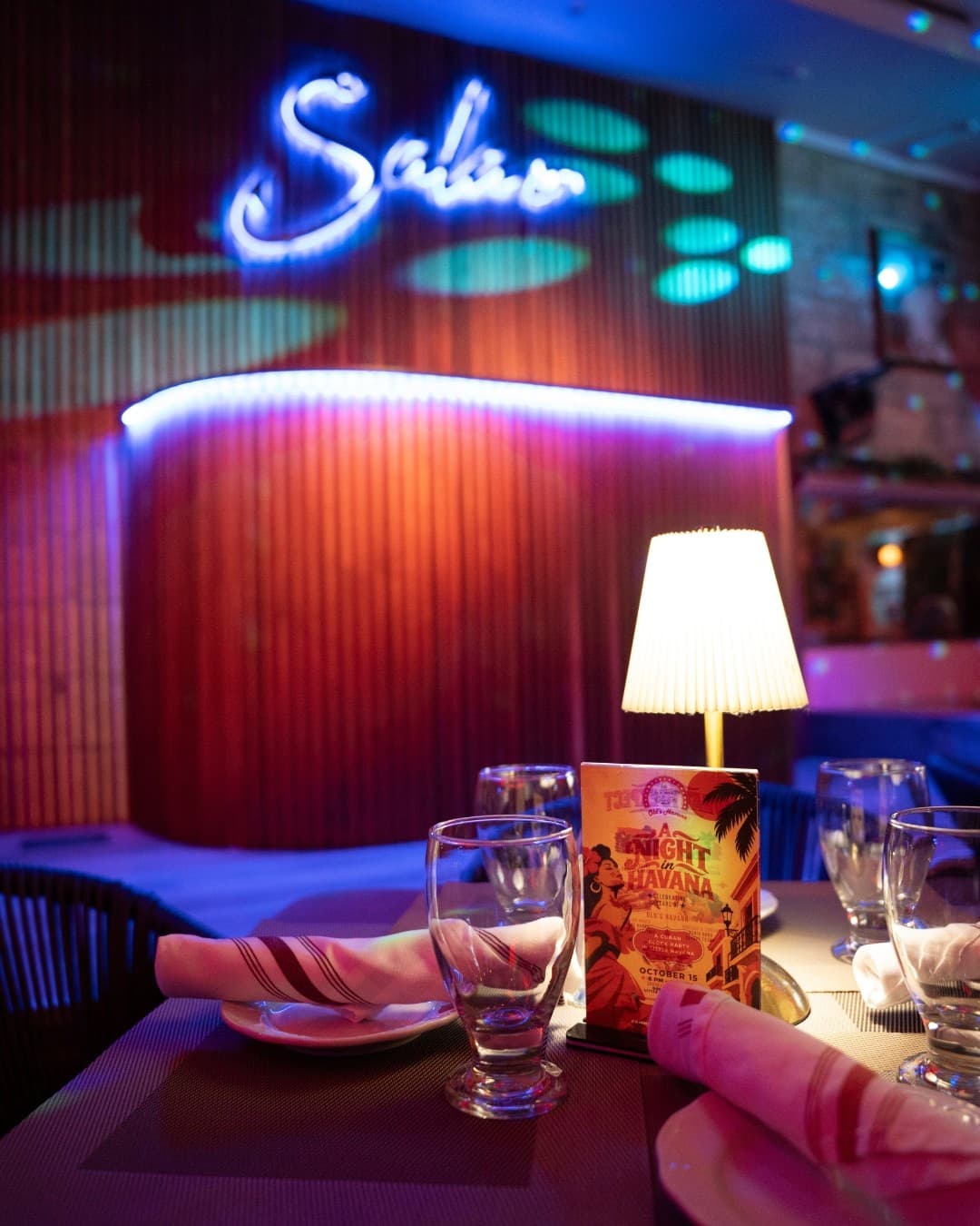 Sala'o Cuban Restaurant ambiance in Miami