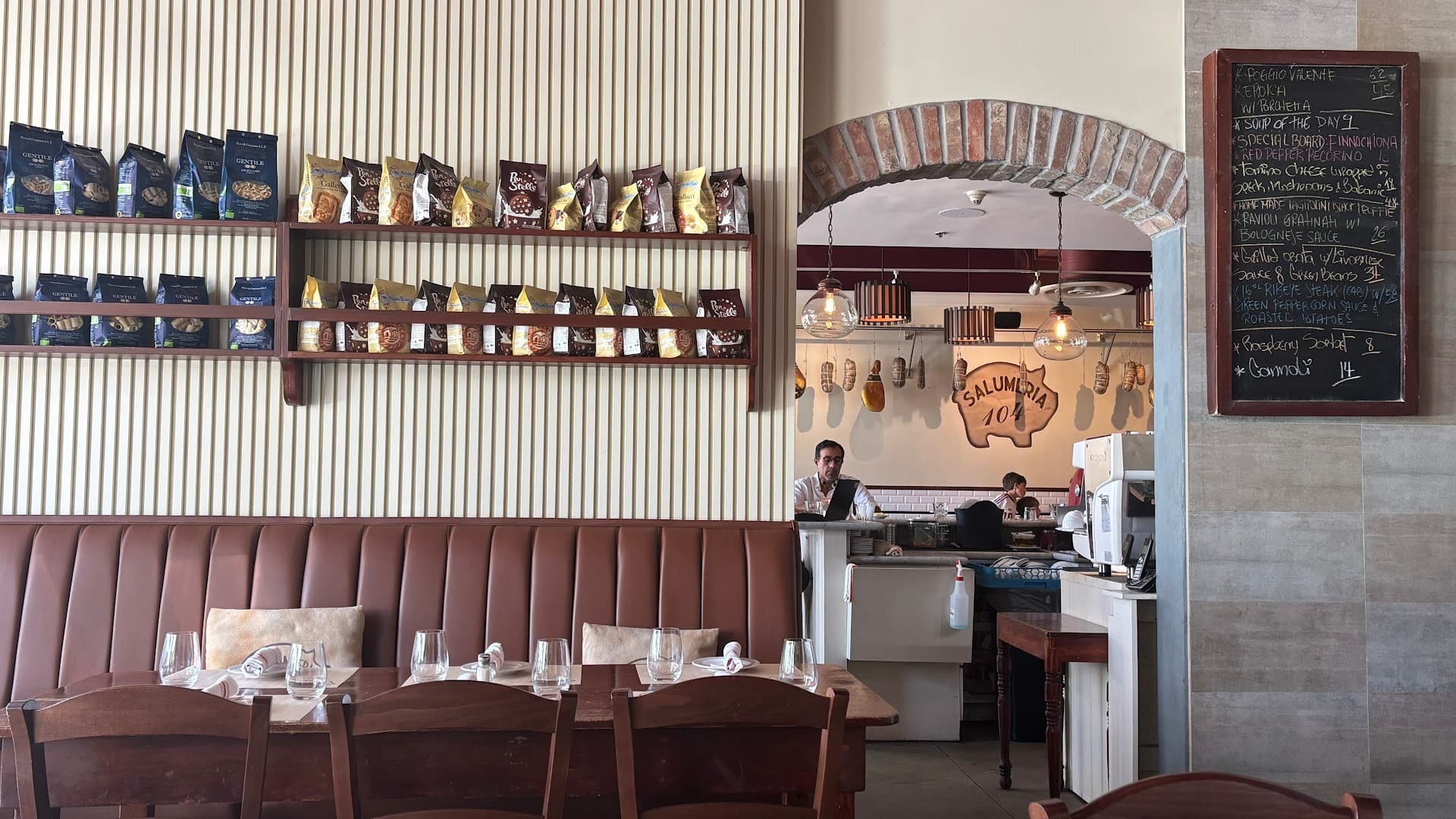 Interior view of Salumeria 104 in Midtown Miami