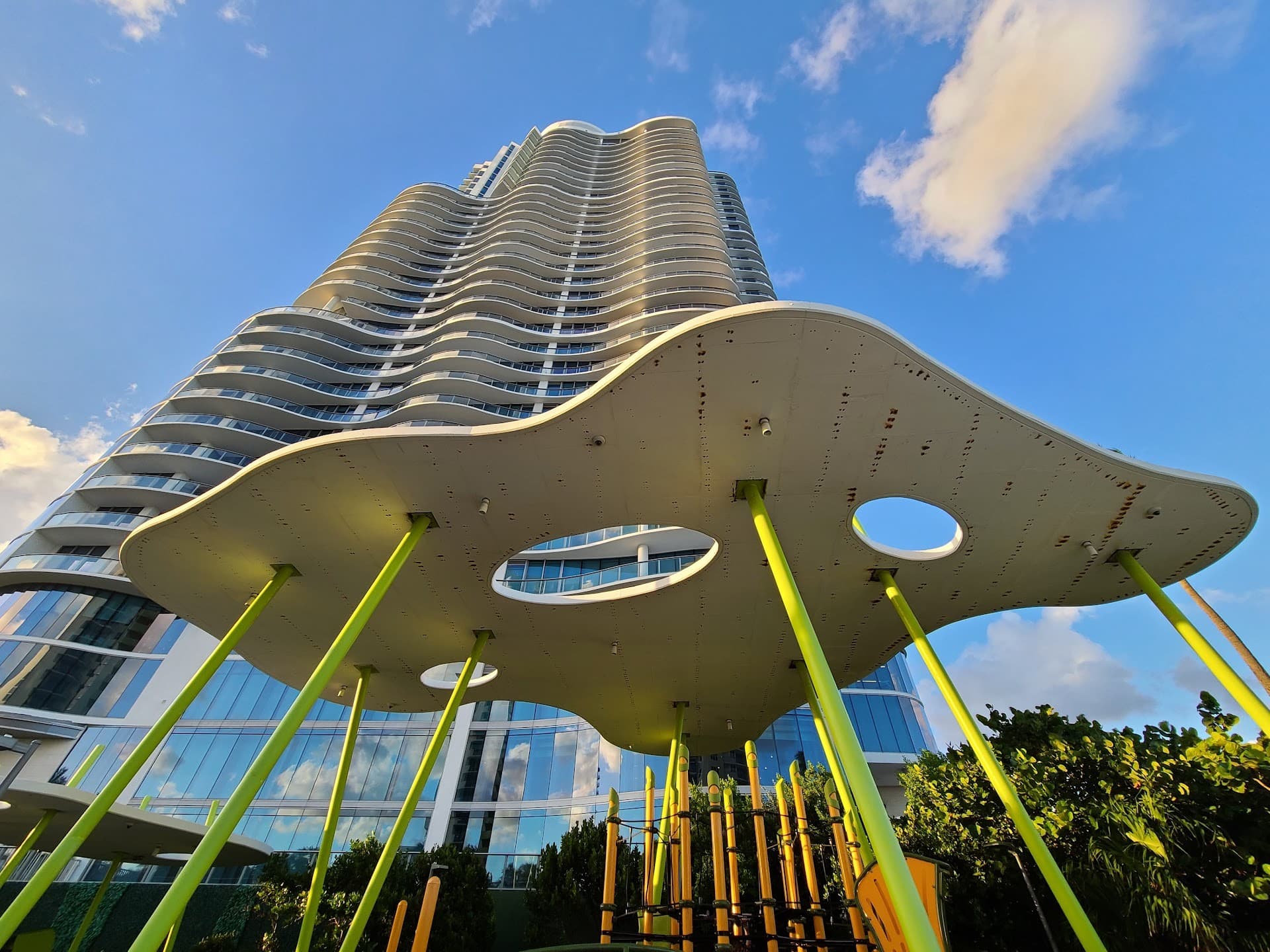 Samson Oceanfront Park exterior view in Sunny Isles Beach