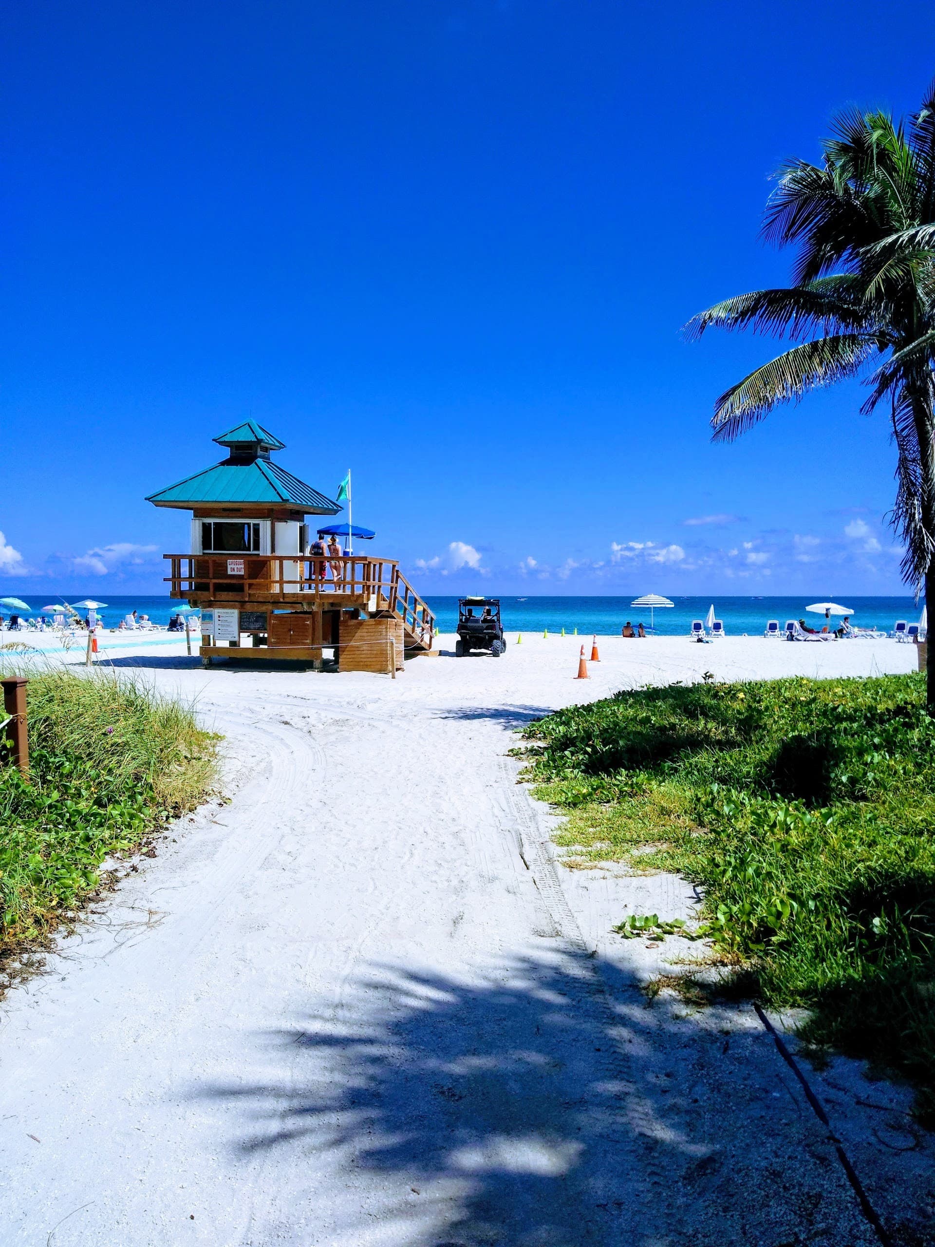 Samson Oceanfront Park beach view in Sunny Isles Beach