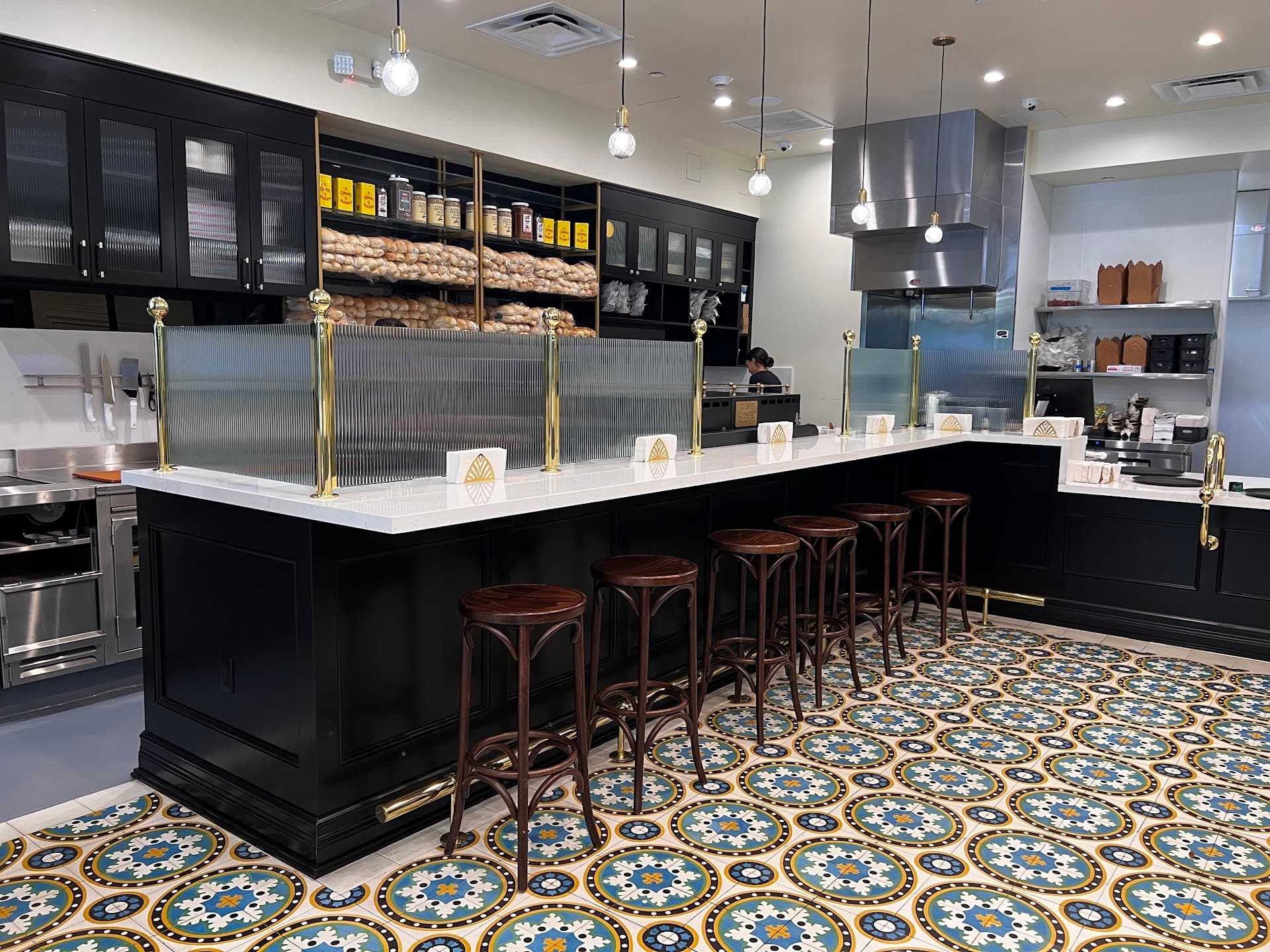 Sanguich restaurant interior in Coral Gables