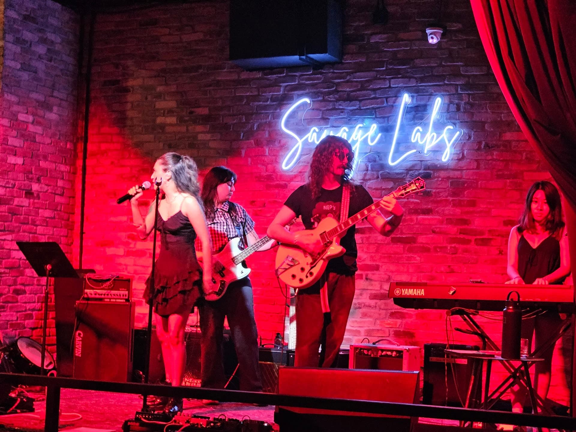 Live music performance at Savage Labs Wynwood in Miami.