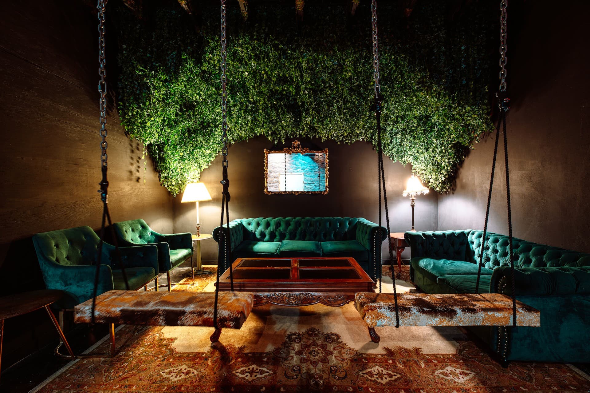 Stylish interior at Savage Labs Wynwood in Miami