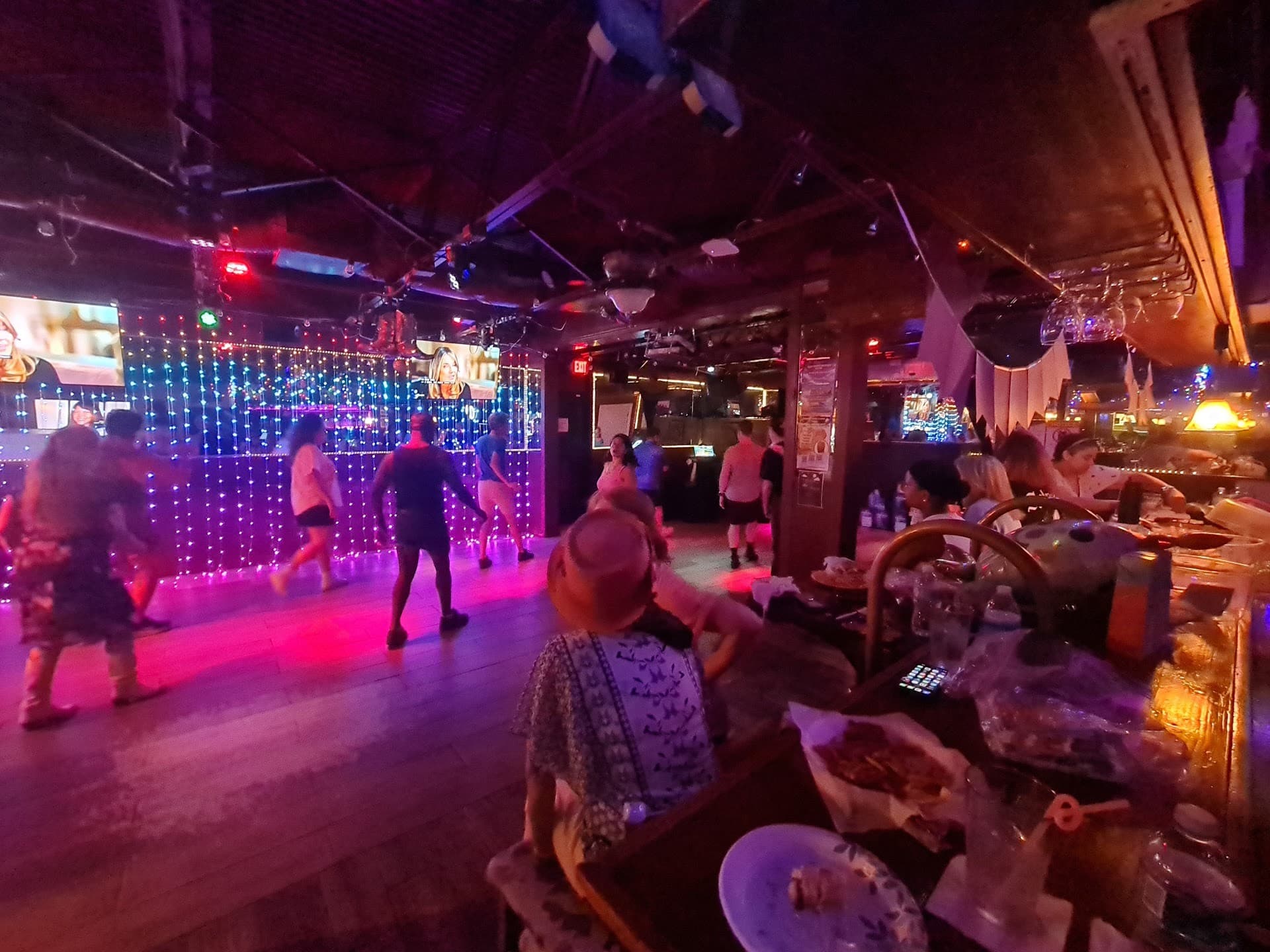Dancing crowd at Scandals Saloon in Wilton Manors