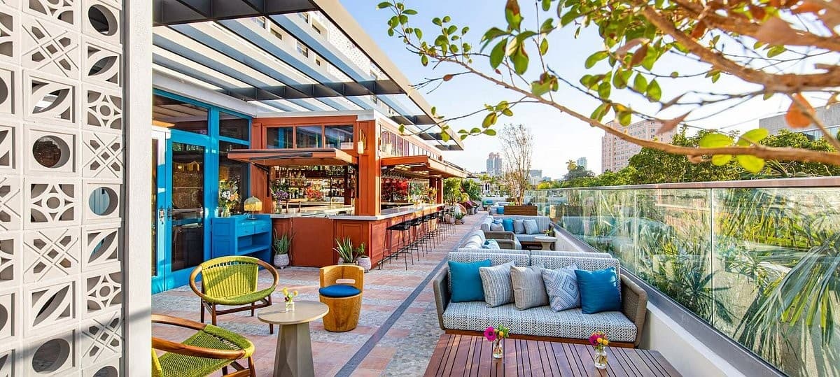 Serena restaurant patio in Miami Beach