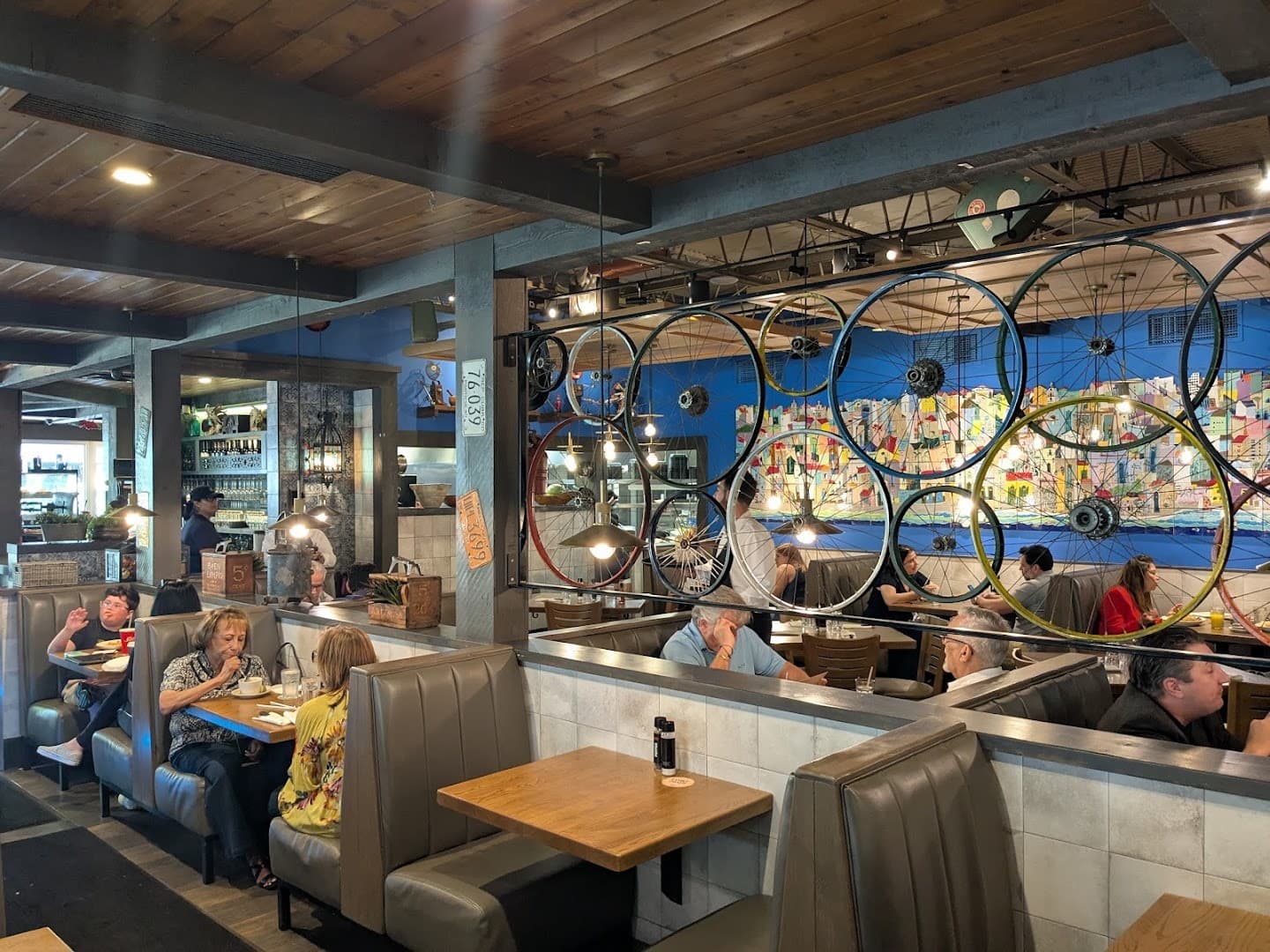 Dining scene at Sergio's Restaurant in Miami