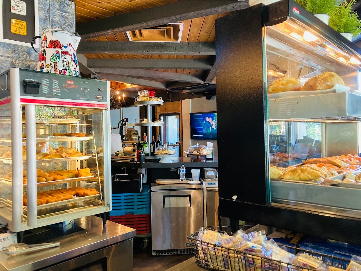 Interior view of Sergio's Restaurant in Miami